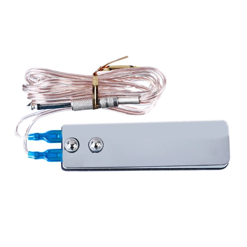 

Mini Stainless Steel Tattoo Foot Pedal Switch Footswitch Control with Wire for Power Supply Machine Clip Cord Drop Shipping