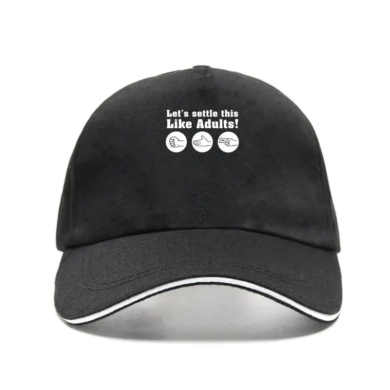 

New cap hat Rock Paper cior Funny -Decide ike Adut Joke Caic Gae Newet Fahion Print uer tye Deign Baseball Cap