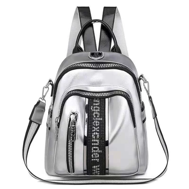 

Large-capacity letter backpack female 2023 fashion tide brand wild dual-use backpack leisure travel bag
