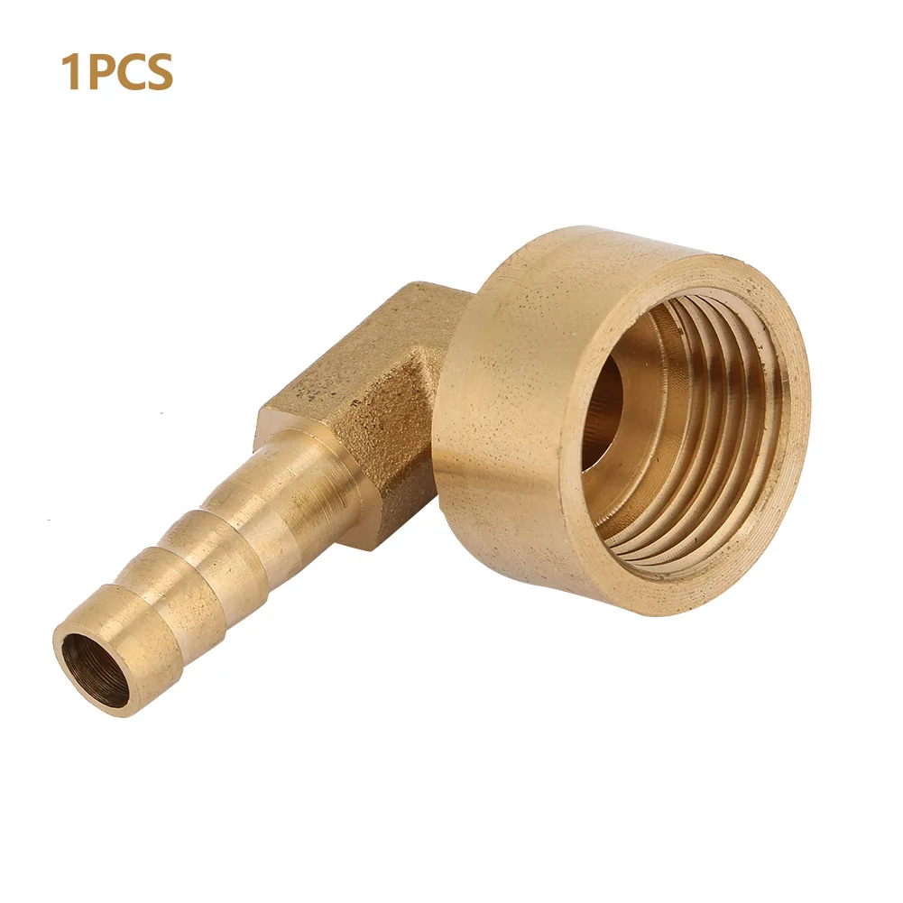 

G1/2 Female Thread Brass Elbow Hose Barb Coupling Connector Joint Adapter Fitting(8mm) Hose Hose Hose