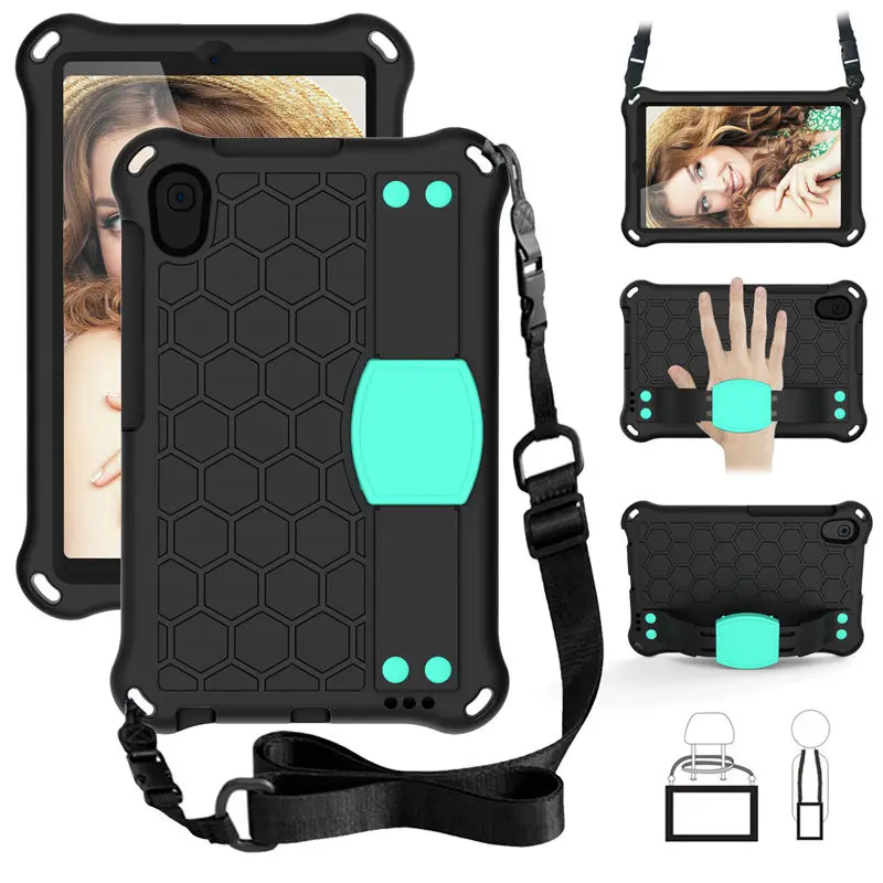 

Children Safe Tablet full body tablet EVA Case For Huawei MatePad T8 8.0 Cover Kobe2-L03 KOB2-L09 Funda Kids cases + strap + pen