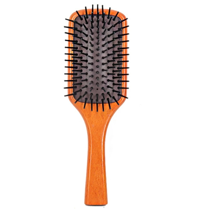 

Антистатическая лопастная щетка для волос для мужчин, женщин, мужчин, сушка, выпрямление, толстая, сухая, влажная щетка для волос, инструмент...
