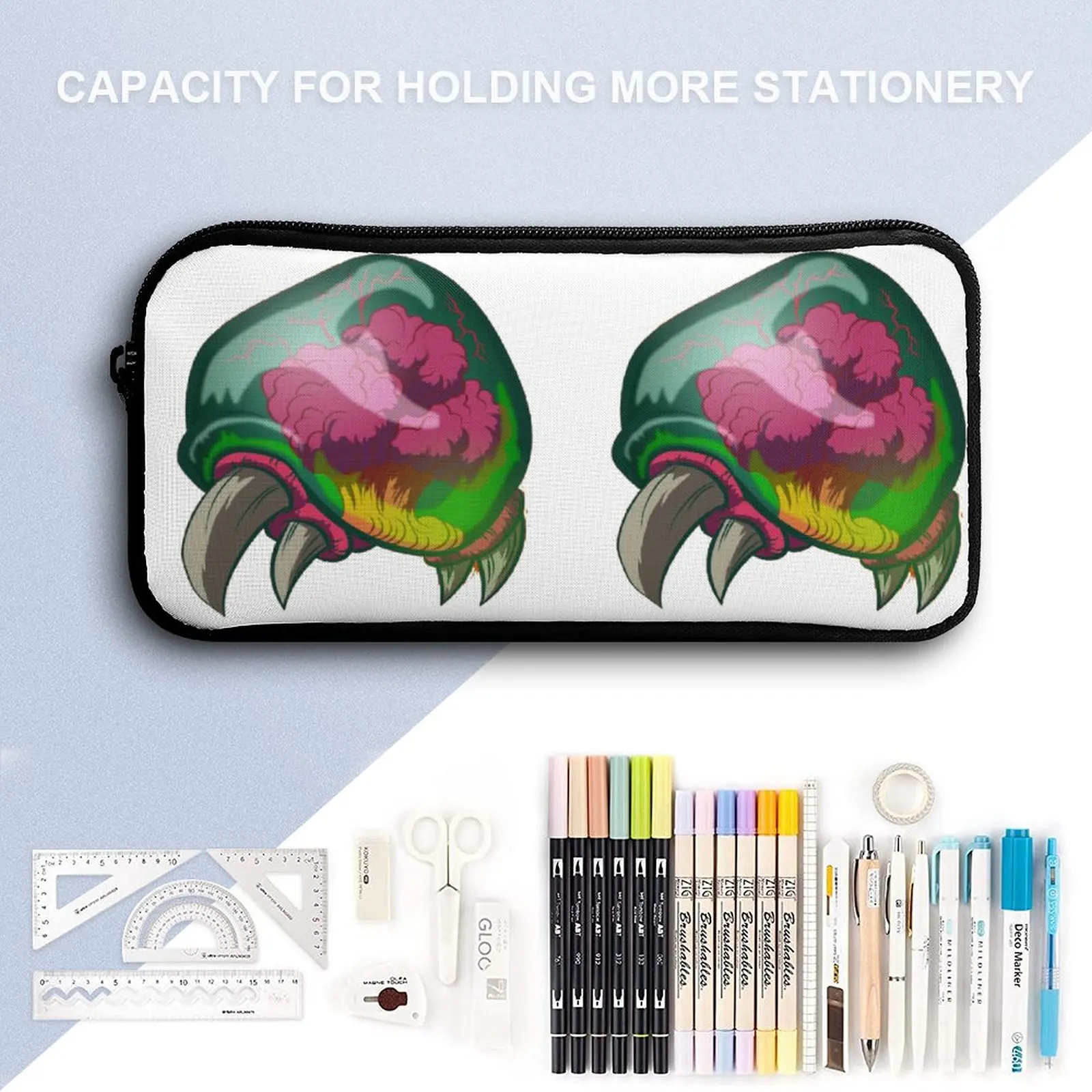 Уютная долговечная пехотная сумка Metroidss Larva набор 3 в 1 17 дюймов рюкзак для ланча