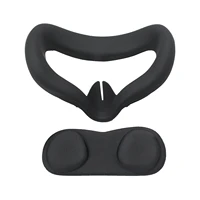 anti sweat soft silicone gaming lens cap light blocking washable face pad easy install vr eye cover headset for oculus quest 2