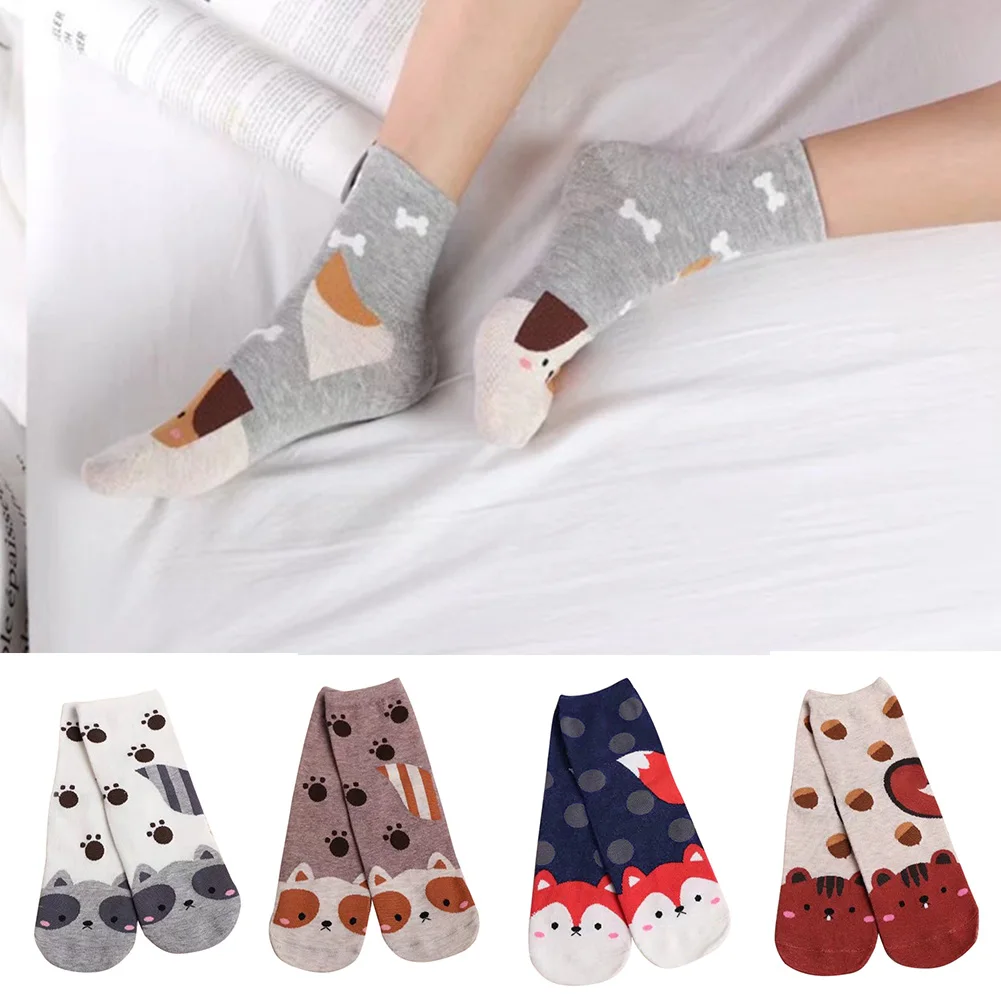 

Fashion Funny Socks Fashion Women's Personality Cartoon Socks Winter Warm Casual Socks Print Seamless Unisex Cotton Socks