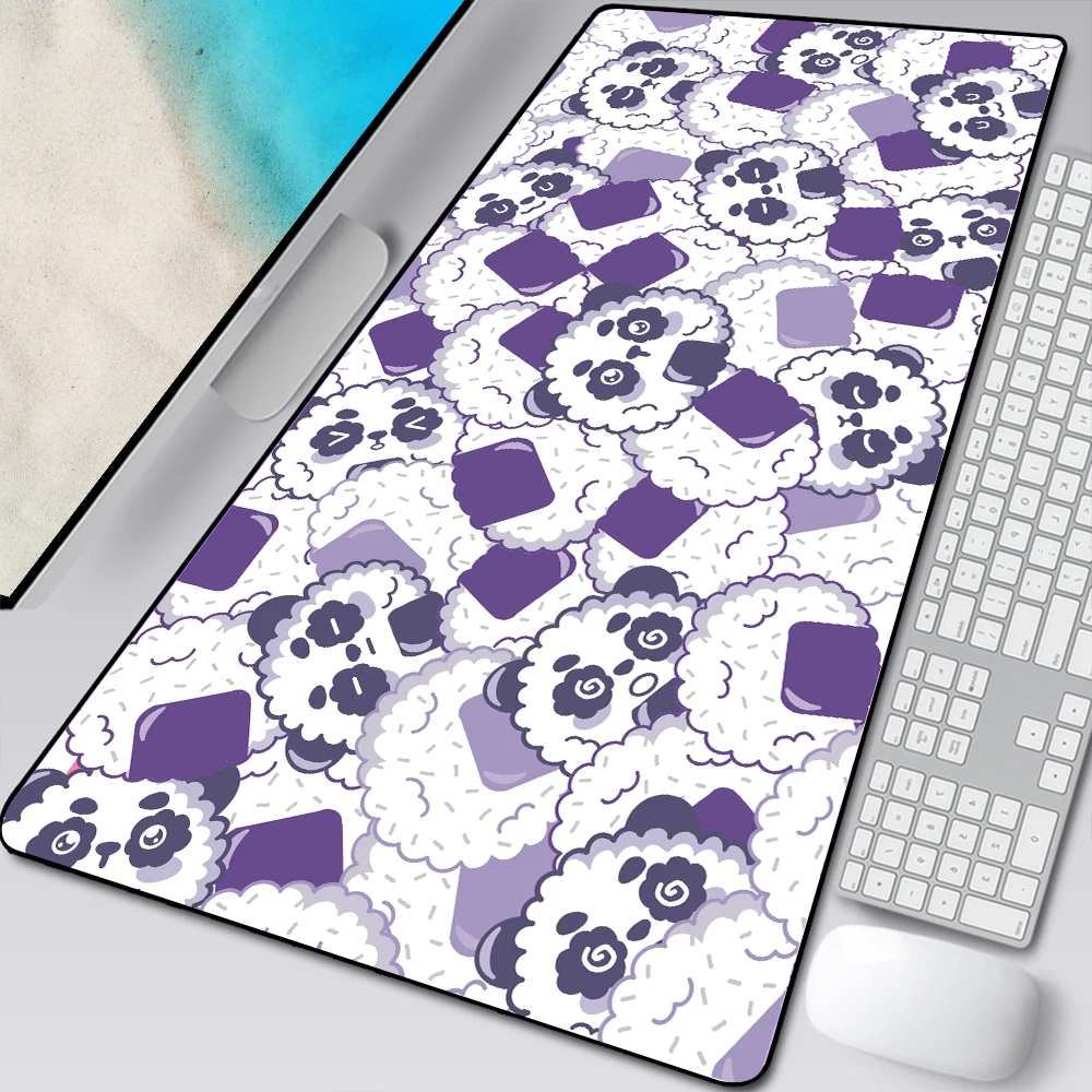 

Sushi Mouse Pad Kawaii Accessories Desk Office Cute Mousepad Gamer Mat Panda Large Mouse Mat XXL Keyboard Pad for Computer Mouse