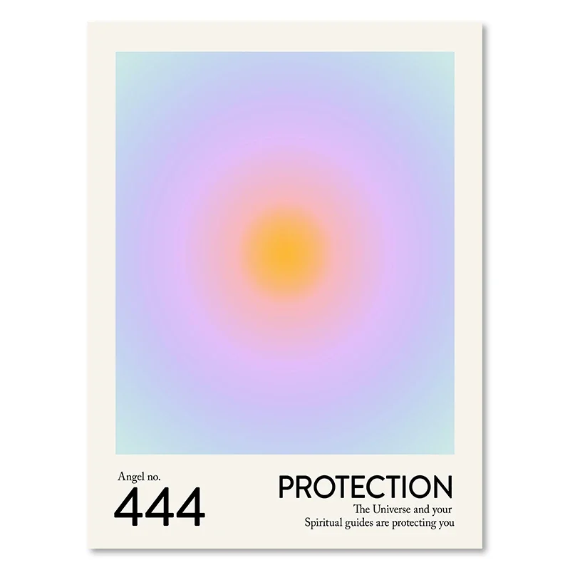 Пастельная абстрактная картина 