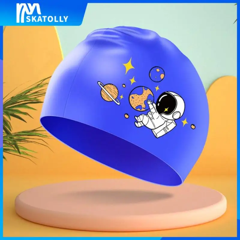 

Cartoon For Swimming Skin Friendly Cute Print Children For Swimming Four Colors Optional Non-slip Texture Silicone For Swimming
