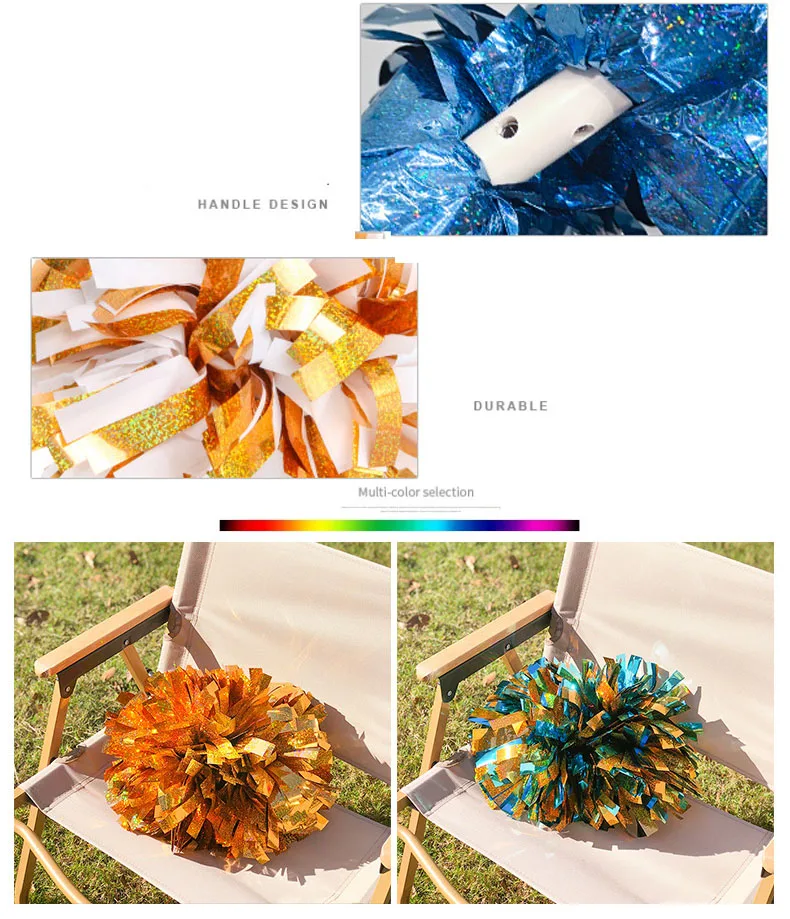 Голографический серебряный с белым стандартный флуоресцентный выберите размер