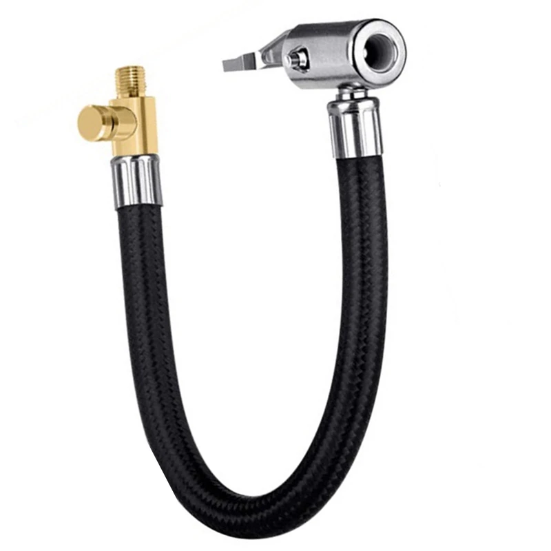 

10/20/40/60cm Tire Inflator Hose Extension Tube Bike Car Tyre Locking Air Chuck Adapter For Inflatable Air Pump Motorcycle Auto