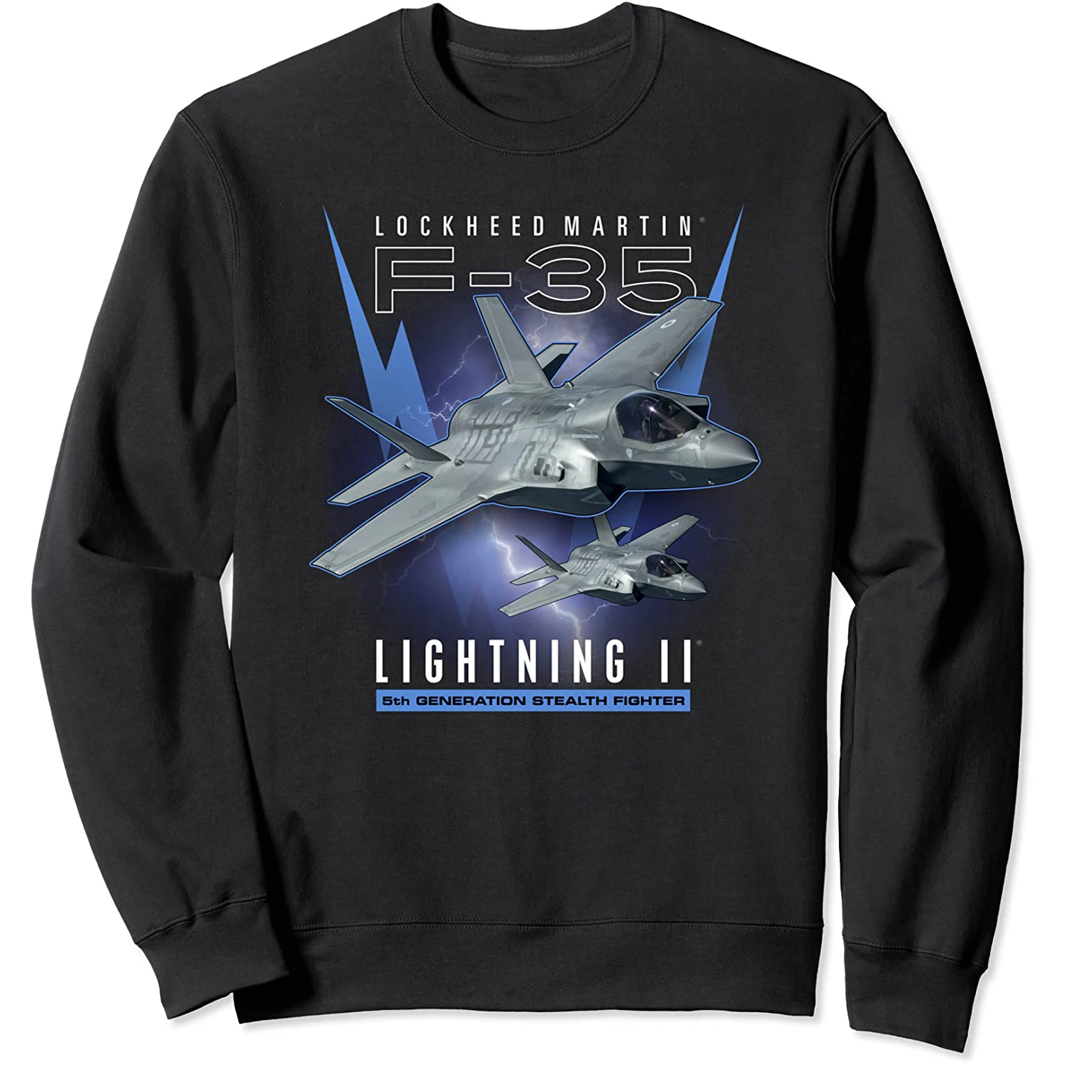 

F-35 Lightning II 5th Gen Stealth Fighter Sweatshirt New 100% Cotton Comfortable Casual Mens Fashion Streetwear