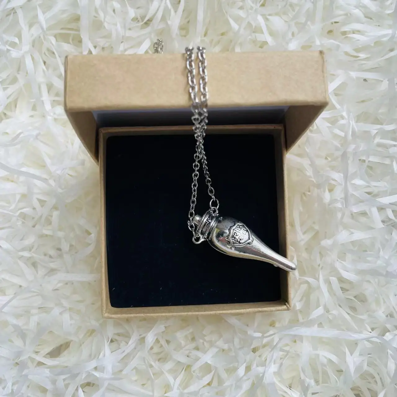 Винтажная Подарочная коробка ожерелье в виде бутылки для лекарств комплект из 2