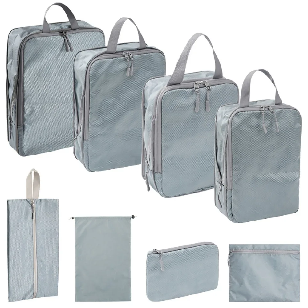 

Bags Foldable Luggage Organizer Suitcase Nylon Portable With Handbag Waterproof Storage Bag Compressible Packing Cubes