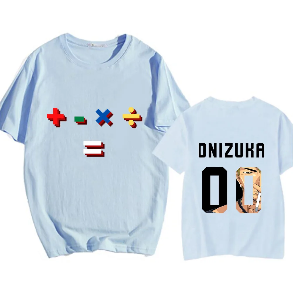 

Great Teacher Onizuka GTO Tshirts Men/women 100% Cotton Manga/Comic T-shirts Fashion Anime Print Summer High Street Streetwear