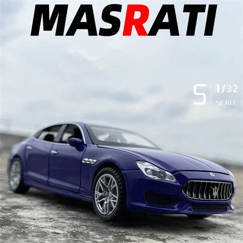 

1:32 Maserati Quattroporte Coupe Alloy Car Model Diecasts Metal Toy Car Model Simulation Sound Light Collection Childrens Gift