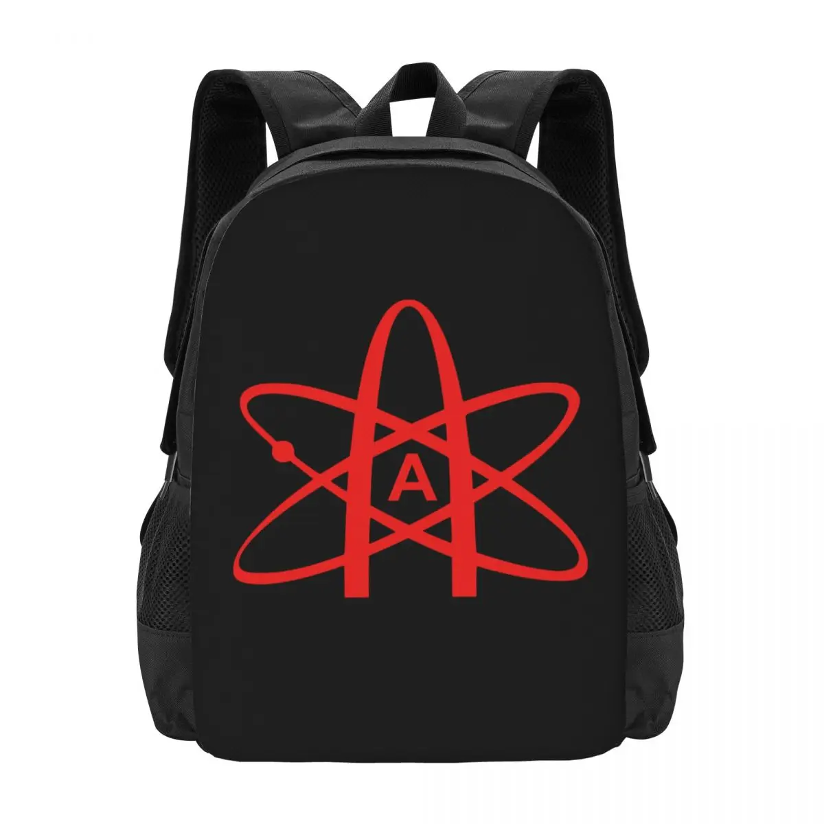 

Atheist Atom Symbol Simple Stylish Student Schoolbag Waterproof Large Capacity Casual Backpack Travel Laptop Rucksack
