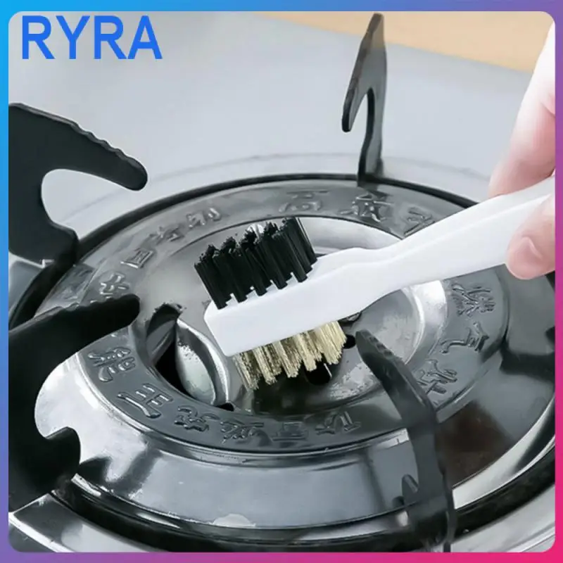 

Comfortable Gas Stove Cleaning Brush Labor-saving Hook Design Cleaning Wire Strong Decontamination Stainless Steel Clean Tools