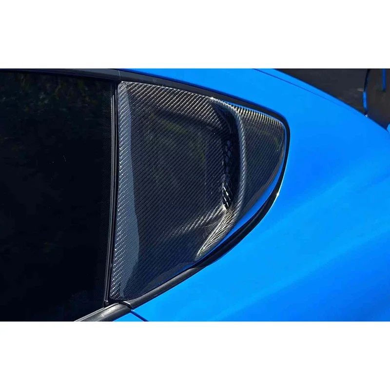 Для Porsche 718 981 982 Cabon волокно Tuyere Стайлинг автомобиля Жалюзи на заднее окно Боковые