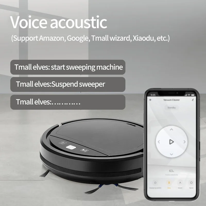 Sweeping Robot Intelligent Household Automatic Vacuum Cleaner Suction and Mopping All-in-One Machine | Бытовая техника