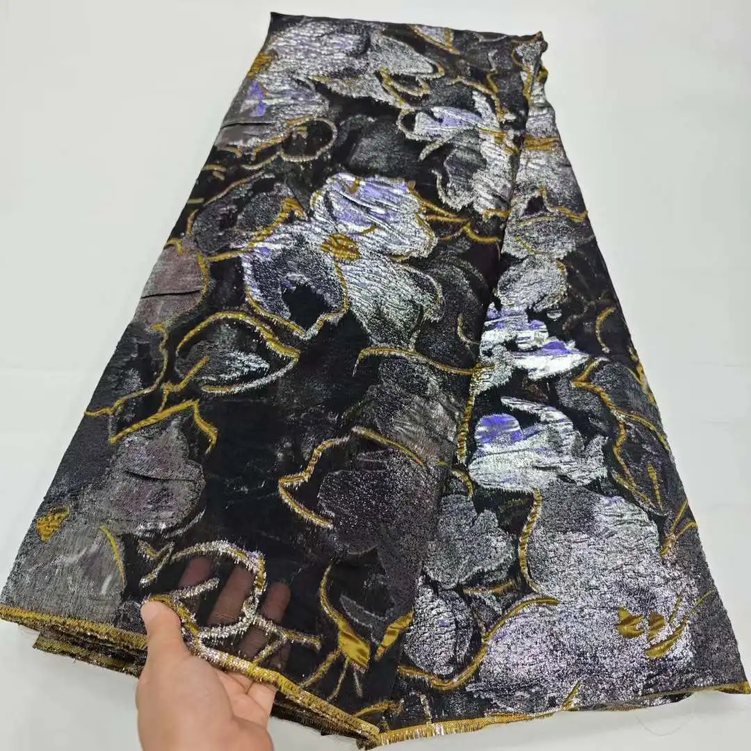 Французская парчовая кружевная ткань из органзы 2024 Высококачественная