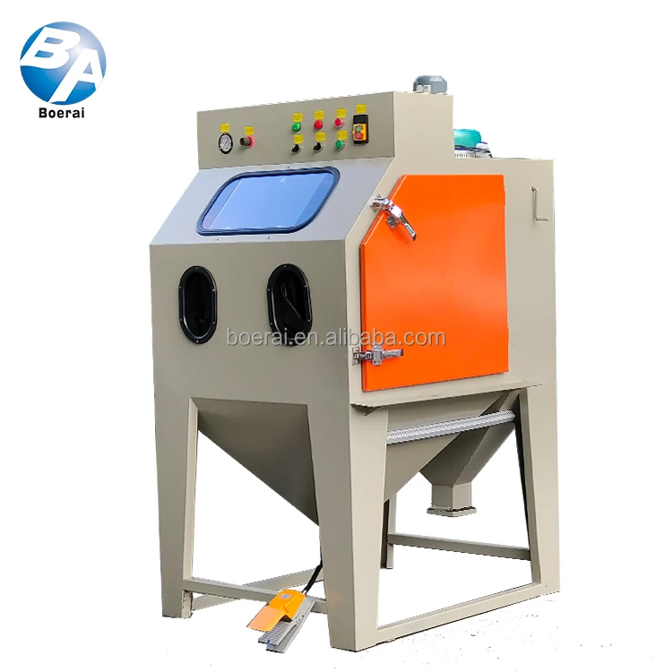 Ручная пескоструйная машина BOERAI с импульсным пылесборником