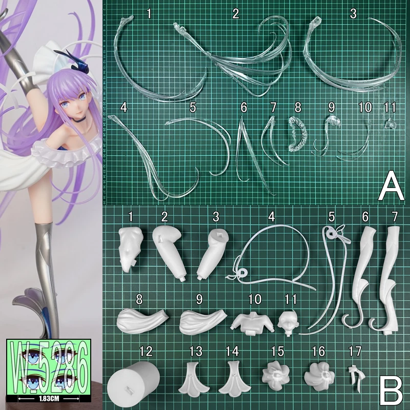 Фото В наличии (W_5286) Meltlilith Meltryllis Fate: Несобранный неокрашенный GK-фигурка WF2024 из белой смолы, модель аниме-персонажа №2