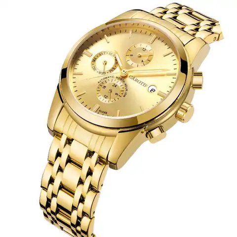 Заводские наручные часы Мужские часы-скелетоны многофункциональные деловые мужские часы водонепроницаемые