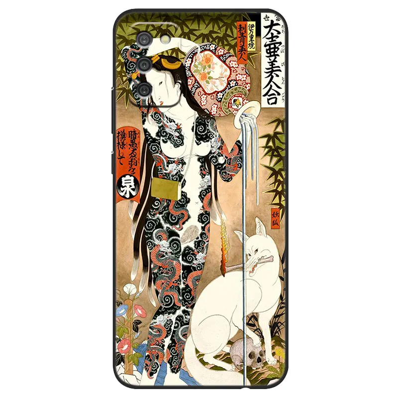 Чехол в японском стиле для Samsung Galaxy A03S A02S A01 A03 Core A10S A20S A20E A30 A40 A41 A6 A7 A9 A8 + 2018 A5 |