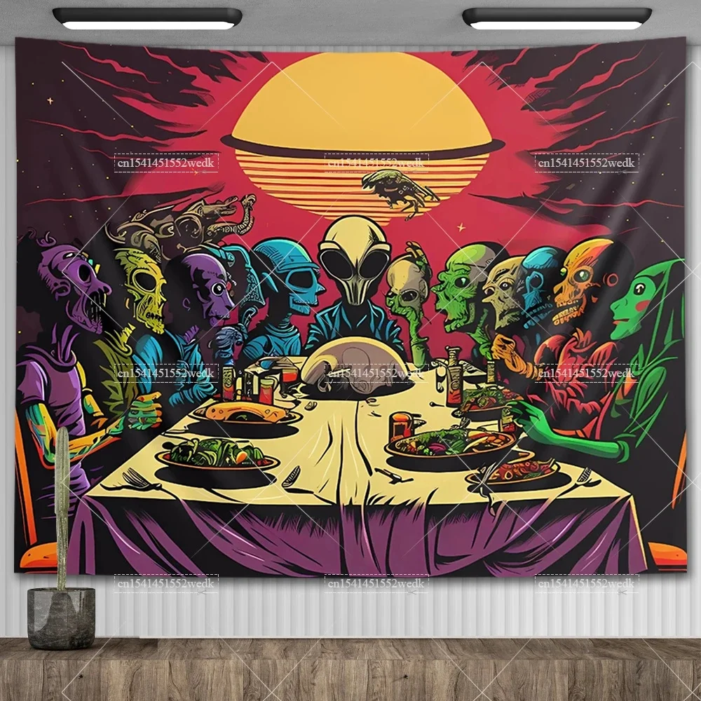 

Настенный гобелен с изображением Иисуса на последний ужин, картины маслом на Рождество, Пасху, украшения для спальни, художественные плакаты в эстетике