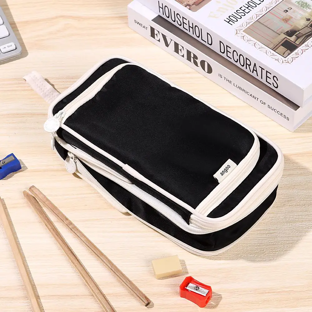 

Ручка-карандаш большой емкости, Портативная Сумка-пенал, сумка-держатель большой емкости для девочек-подростков