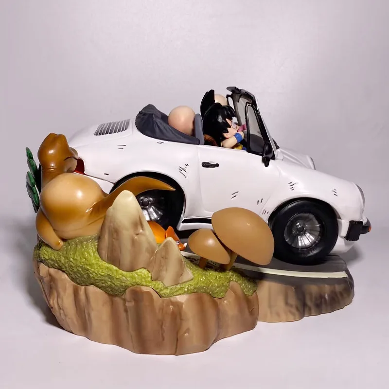 17 См Super Saiyan Son Goku Master Roshi И Krilin Аниме Фигурки Героев ПВХ Модель Автомобиля С