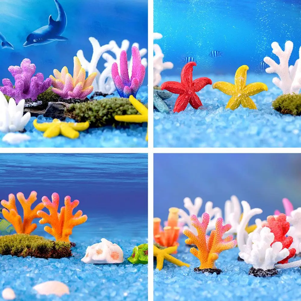 

1Pc Colorful Aquarium Resin Coral Ornaments Fish Tank Aquarium Decoration Artificial Coral for Fish Tank Ornaments Accessories