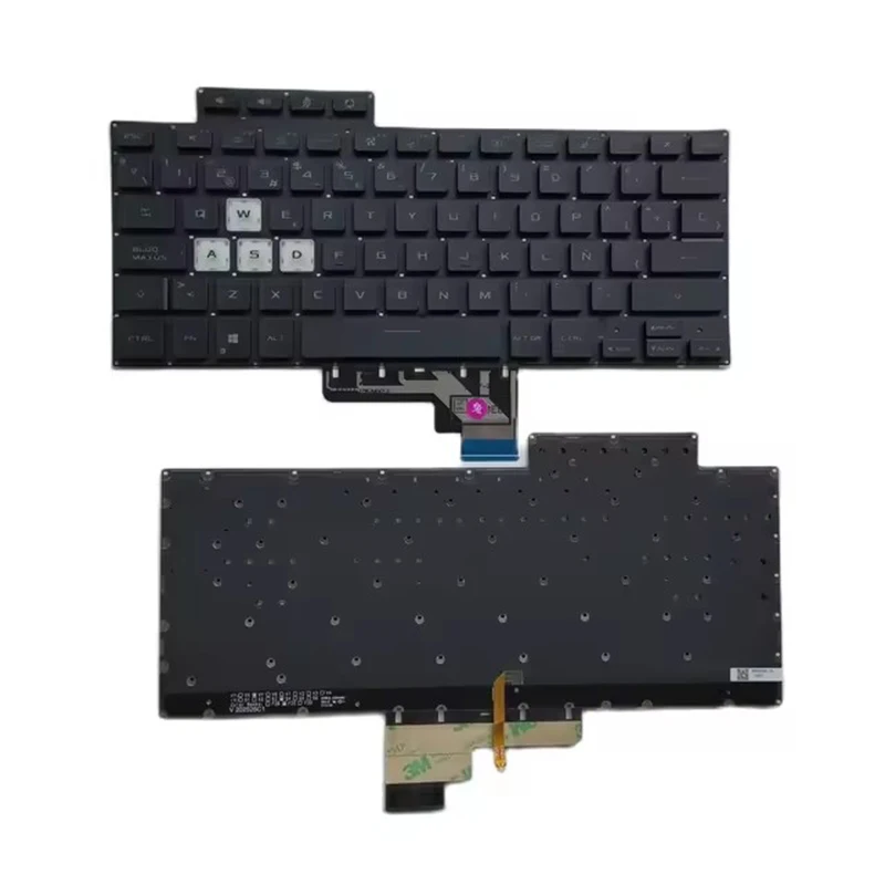 Клавиатура для ASUS TUF Dash F15 FA516 FX516 FX516PR FX516P FX516PM FX516PE с подсветкой V202526CS1 SP испанская