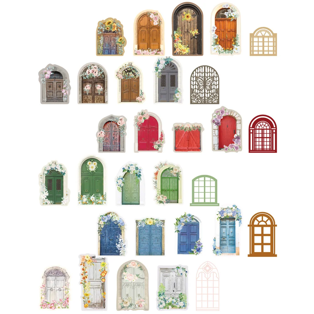 

6 комплектов бумажных фонов для журнала, скрапбукинга, женских рукоделия, смешанный стиль