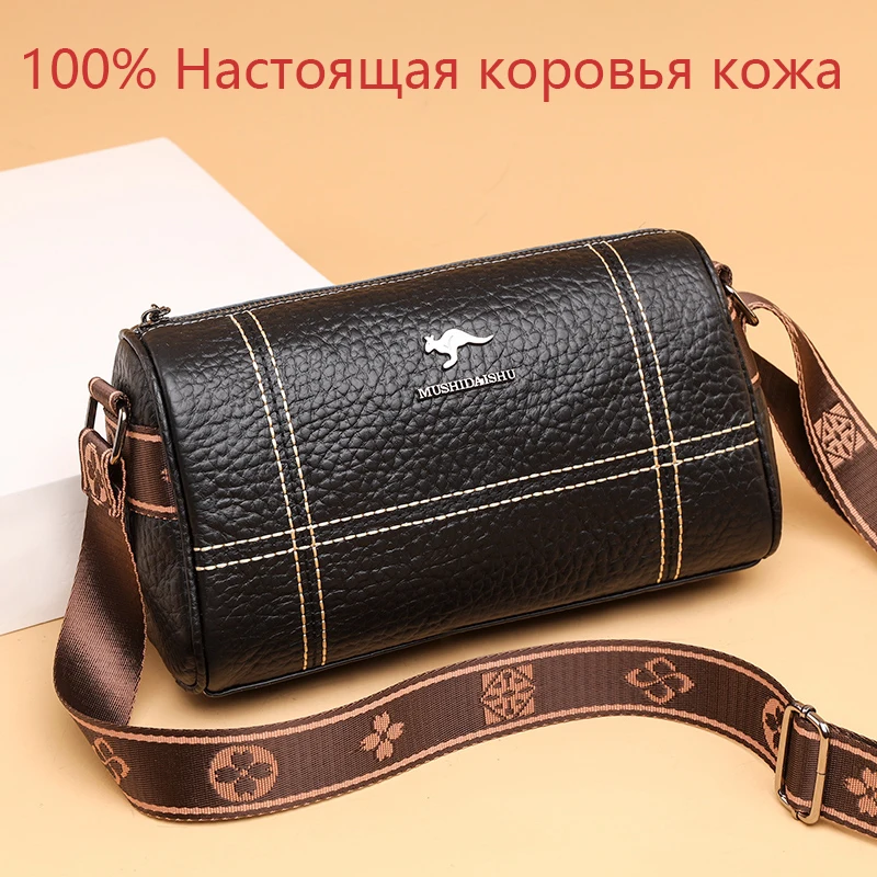 

Дамские сумочки из натуральной кожи, роскошные дизайнерские сумки через плечо из воловьей кожи, вместительные тоуты на ремне