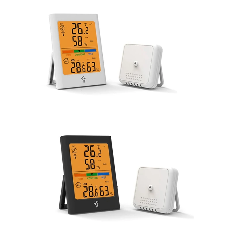 

Цифровой термометр-гигрометр для дома и улицы, метеостанция, прогноз погоды, измеритель температуры и влажности