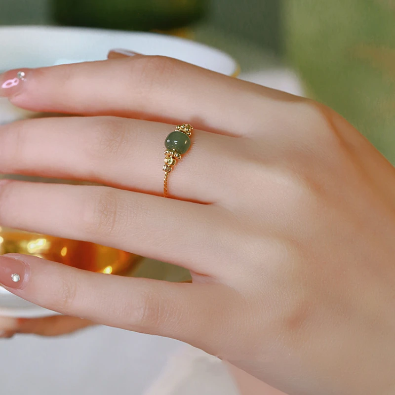 Новинка 2024 винтажные модные регулируемые кольца для женщин могут поворачиваться