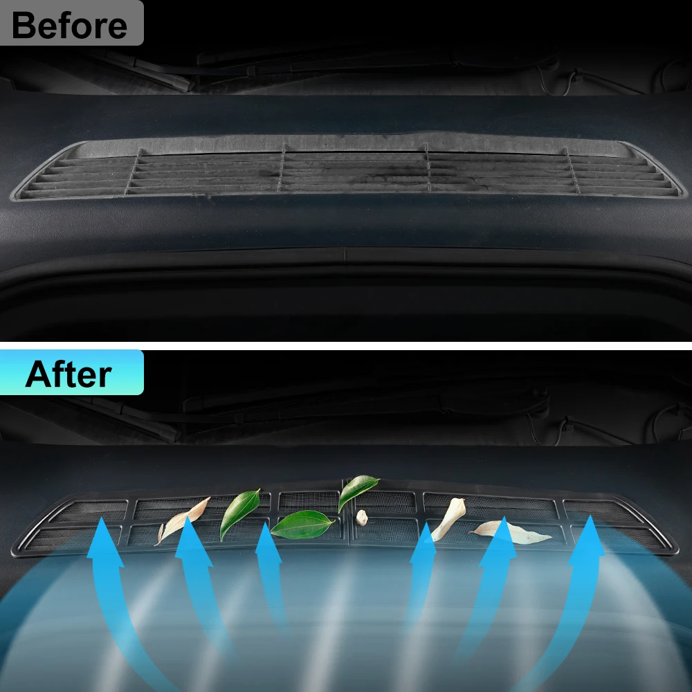 Защитная Сетка Для Tesla Y Решетка Переднего Бампера Крышка Конденсатора