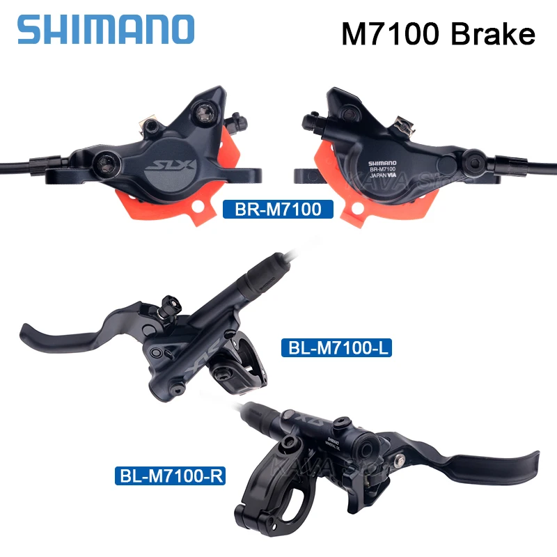 Shimano Deore XT M8100 Hydraulic Brake ICE Tech SLX M7100 M6100 MTB Brakes Left Right 900/1600mm Mountain Bicycle Disc |