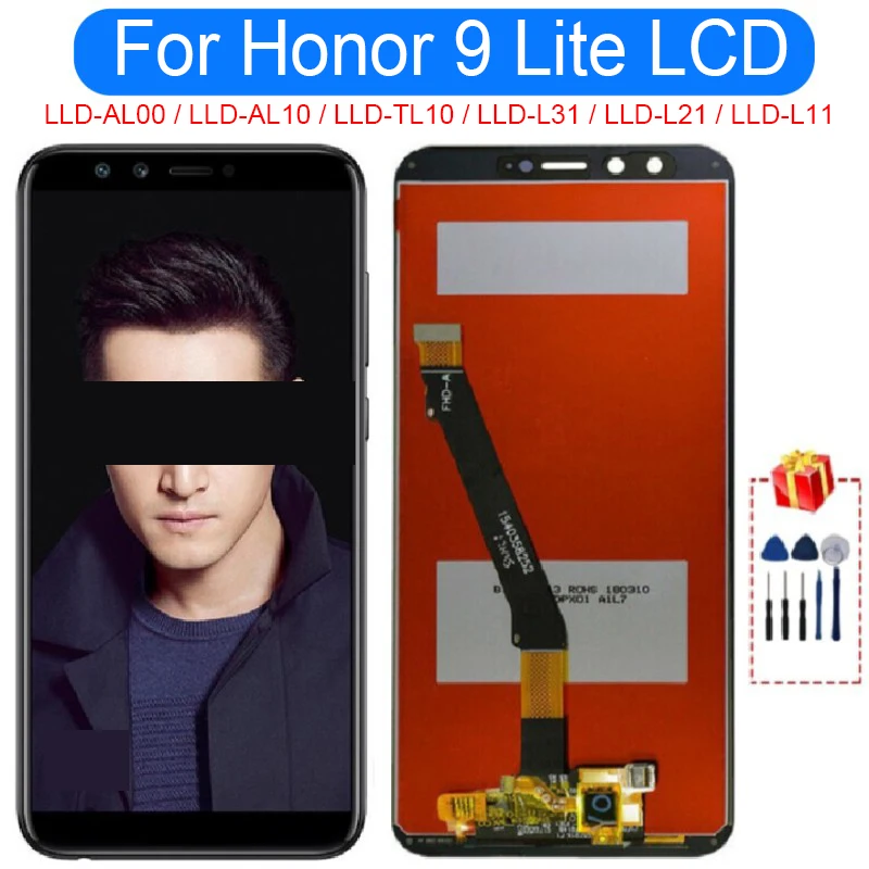 

5.65" For Huawei Honor 9 Lite LCD Display LLD-AL00 LLD-AL10 Touch Screen Digitizer Assembly Replacement For Honor LLD-L31 L21