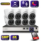 IP-камера видеонаблюдения, 4K, 8 каналов, Ultra HD, 5 Мп