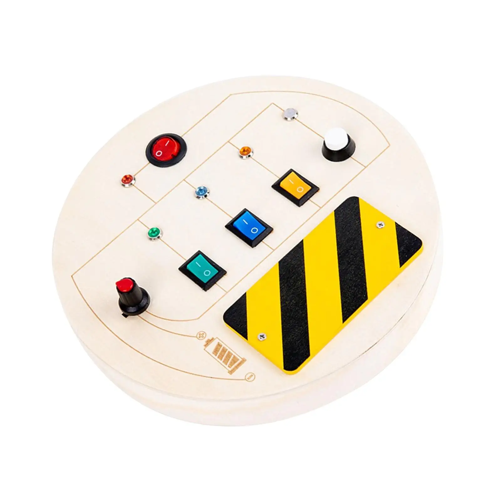 

LED Switch Busy Board Teaching Practical Skills for, Kids, Gift