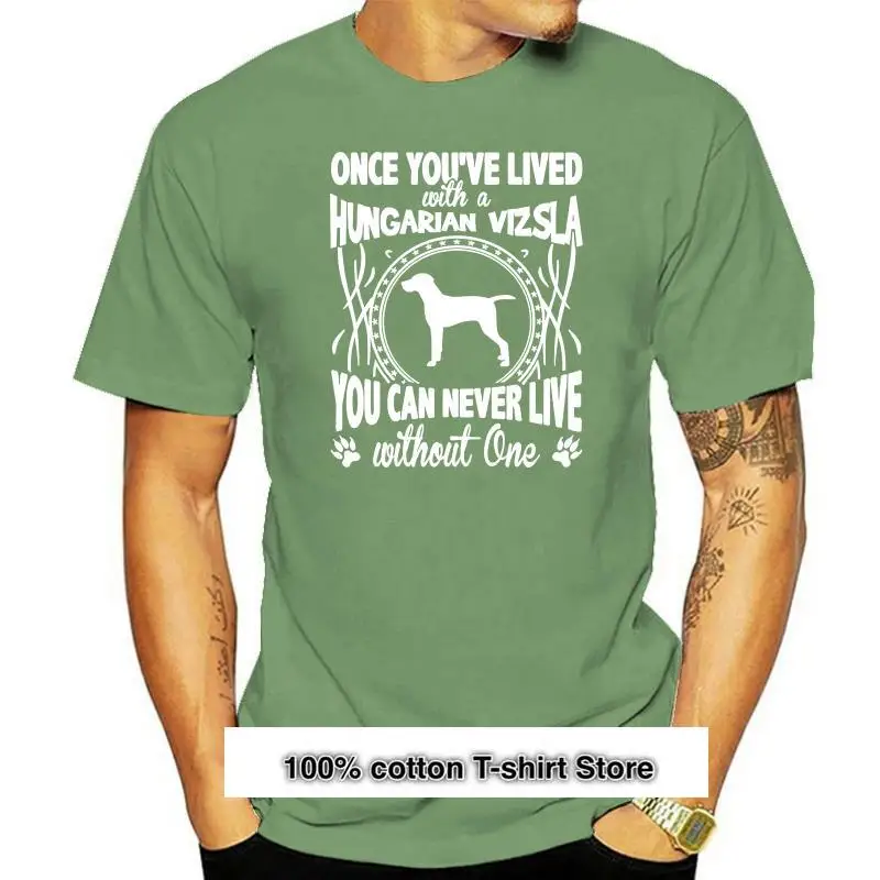 

Camiseta de algodón de diseñador de Vizsla para hombre, S-XXXL, cómoda, bonita, fresca, primavera y otoño, novedad