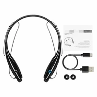 hbs730 headphones wireless bluetooth 4 0 sports fitness neck mounted earphone hands free calling stereo headset with microphone