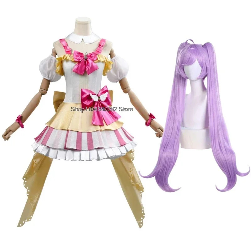 FC6FC6Manaka Laala Косплей Аниме Костюм Pripara Милая Великолепная Униформа Платье Женщины