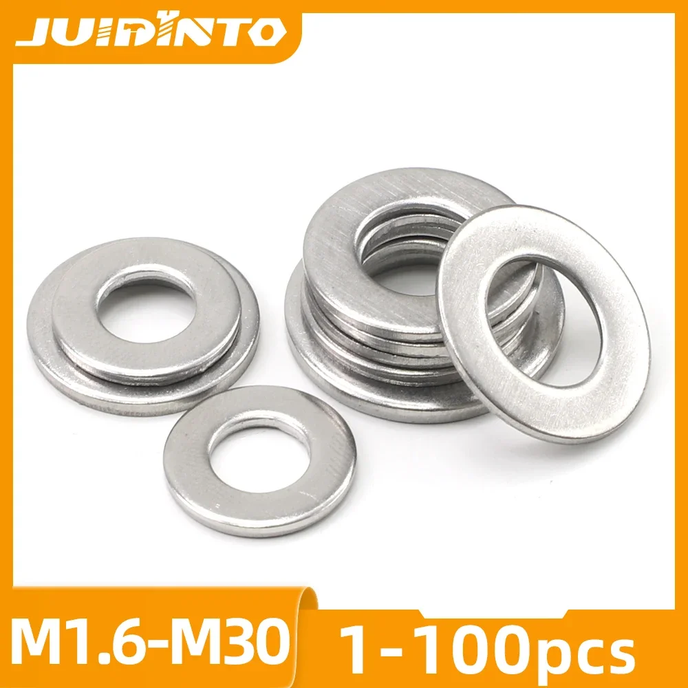 

Шайбы JUIDINTO 1-100 шт. М2-М14 из нержавеющей стали