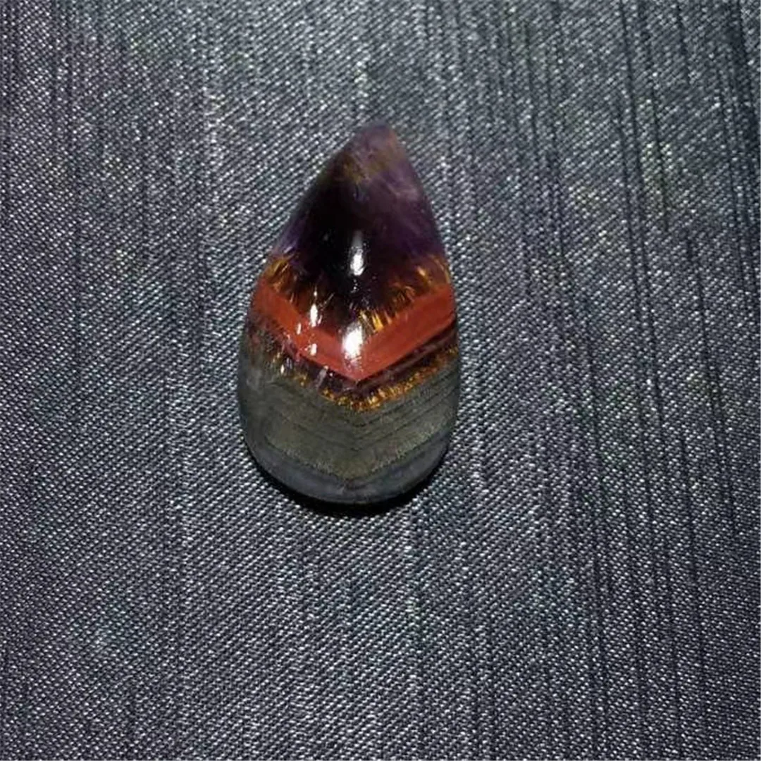 

Genuine Natural Auralite 23 Gold Rutilated Quartz Pendant Necklace Women Men Wealth Gift Crystal 35x19x11mm Beads Jewelry AAAAA