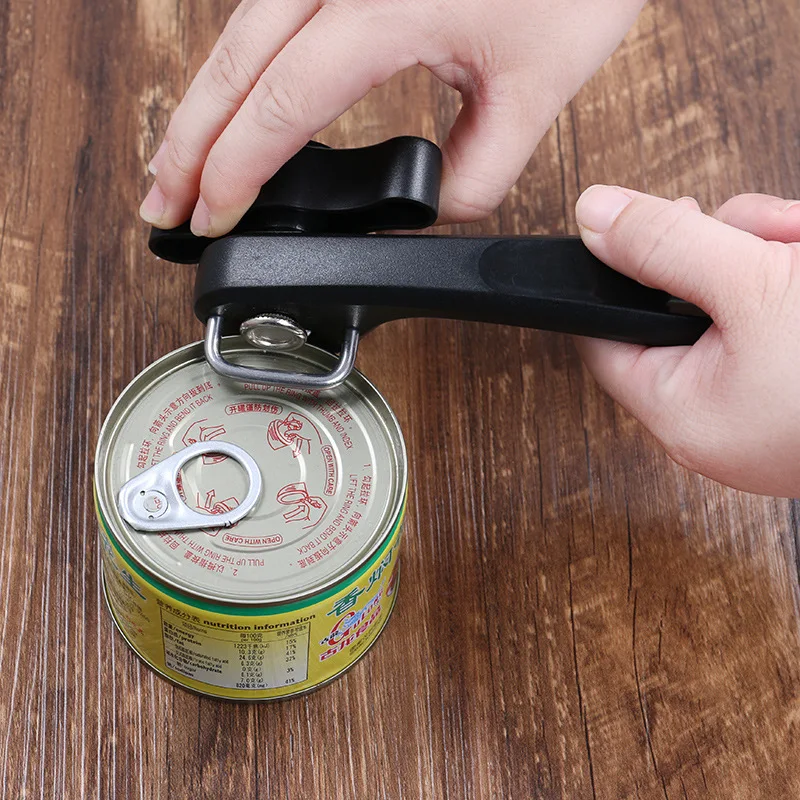 

Professional can opener kitchen tools Safe Manual Can Opener Side Cut Easy Grip Can Opener tool for opening cans 360°
