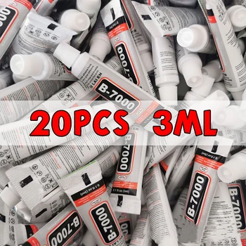 20pcs B7000 3ml Mobile Phone Touch Screen Super Glue B-7000 Adhesive Telephone DIY Glue Repair Point Diamond Jewelry Glass Glue