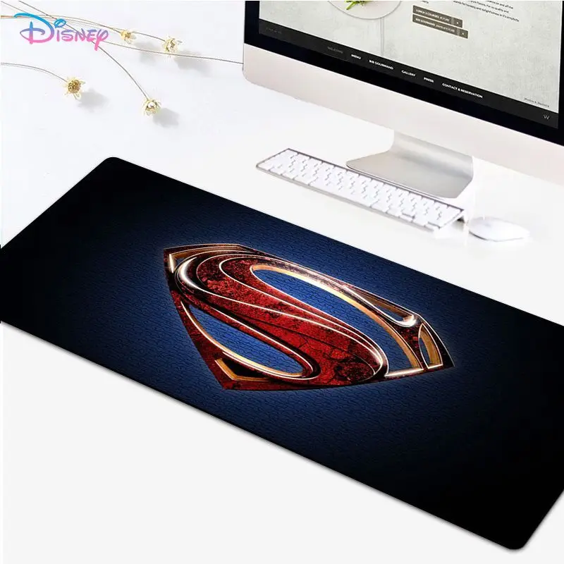

Disney Supermans Non-slip Lockedge Gaming Laptop Computer Desk Mat Mouse Pad Mouse Mat Notbook Mousepad Gamer Deskpad Home Decor